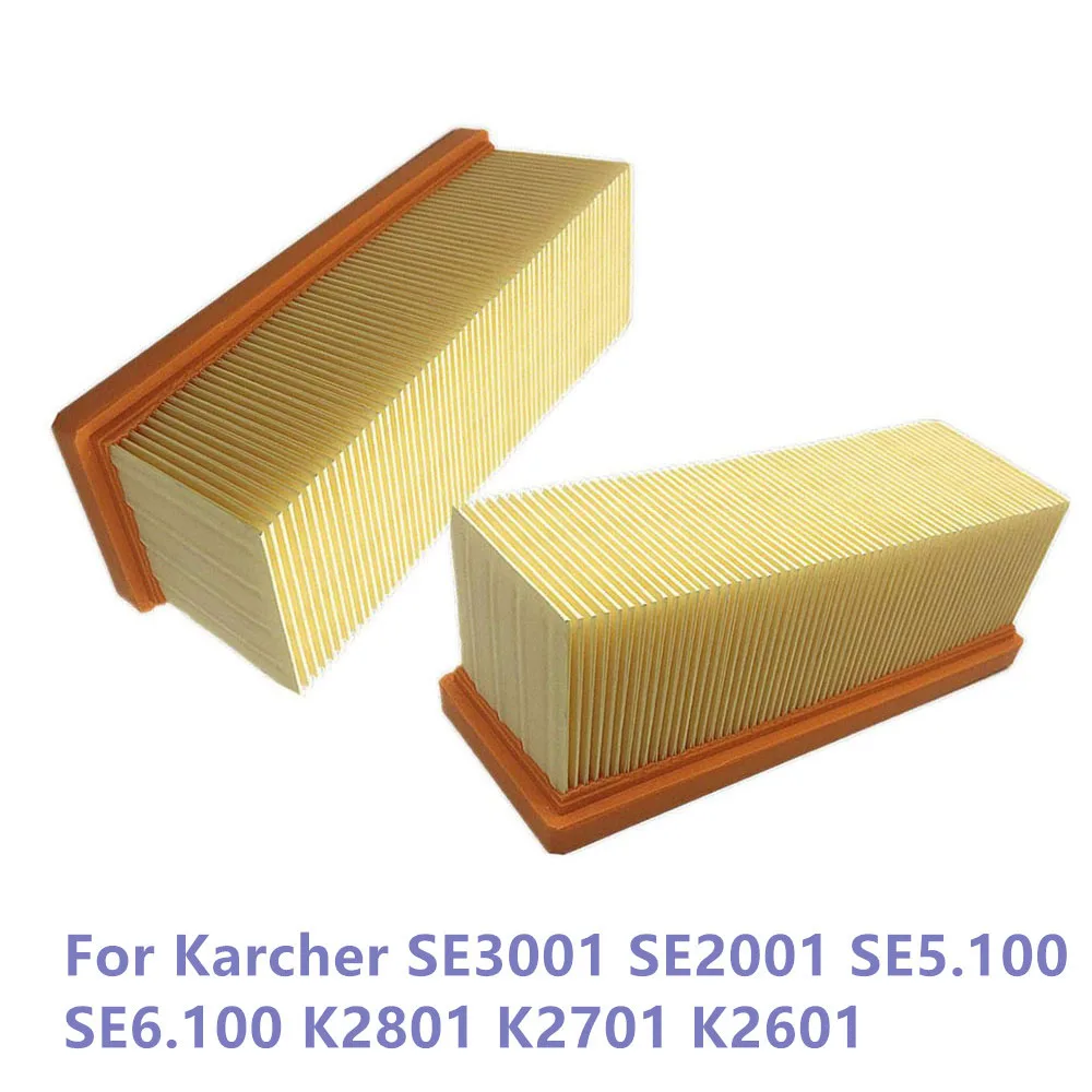 2PCS Replacement Hepa Filters For Karcher SE3001 SE2001 SE5.100 SE6.100 K2801 K2701 K2601 Vacuum Cleaner Parts 6.414-498.0