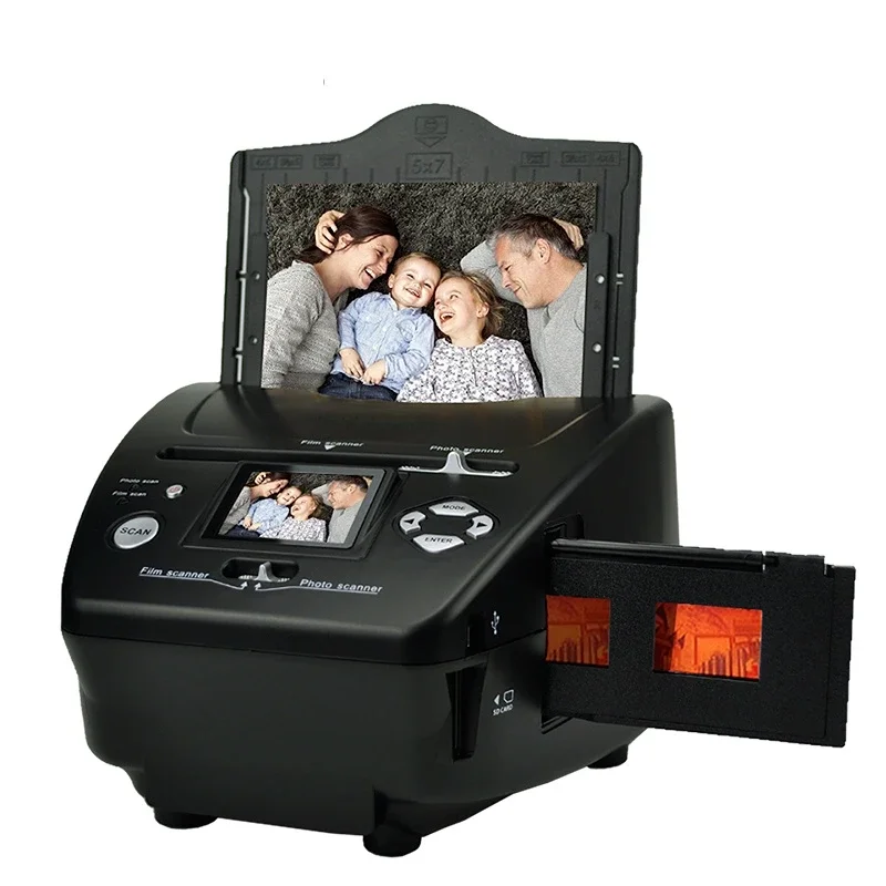 16 Million Pixels 35mm Film Scanner, Photo Business Card 135 Film Scanner Scanner Positive Negative