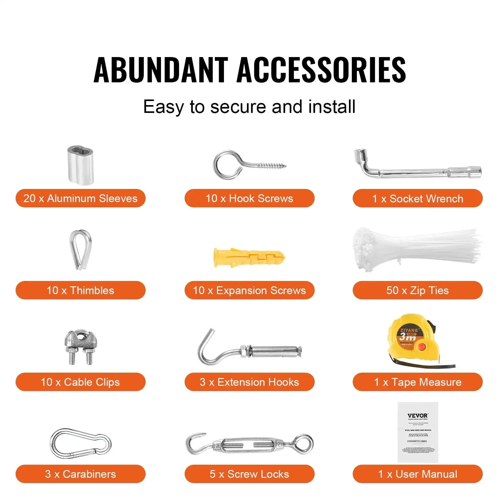 T304 Stainless Steel Cable 1/8" 7x7 Steel Wire Rope 100 ft Cable Railing