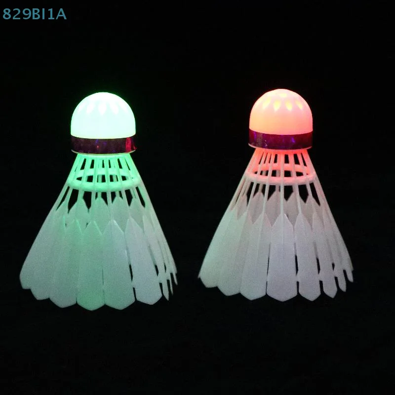 야외 형광 밝은 나일론 공 빛나는 방풍 배드민턴 공, 매우 내구성 있고 깨지지 않음