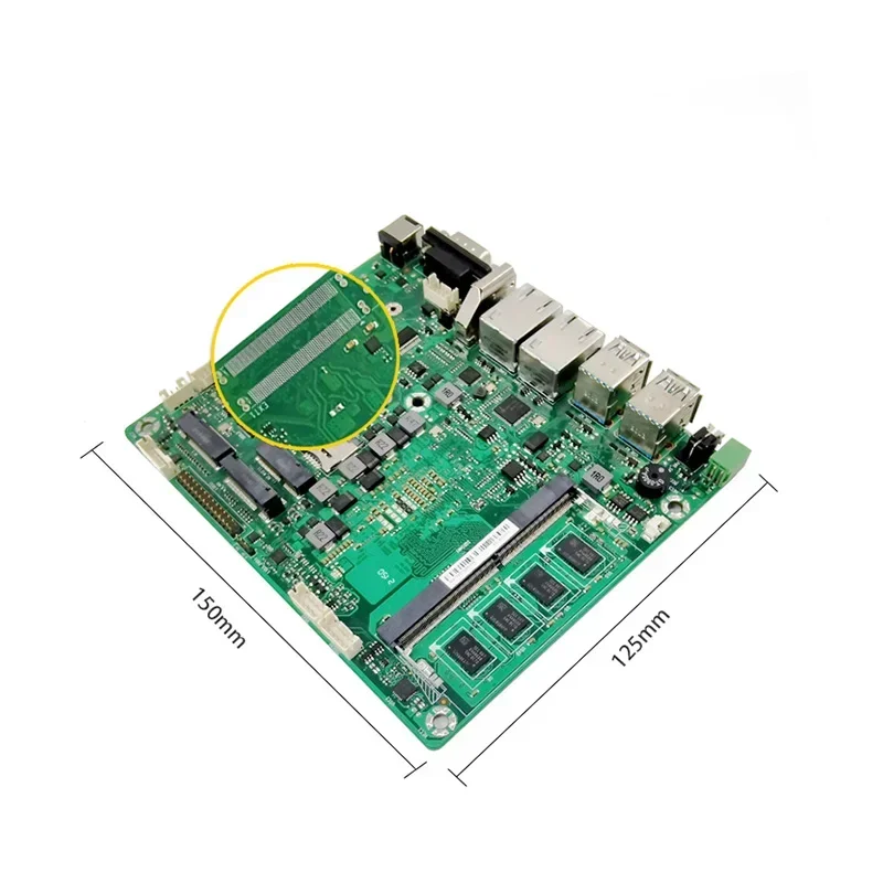 الجملة جزءا لا يتجزأ من ITX اللوحات Onbaord 8265U 10210U 1135G7 وحدة المعالجة المركزية اللوحة الرئيسية 2 منافذ LAN Comet Lake CPU اللوحة الرئيسية