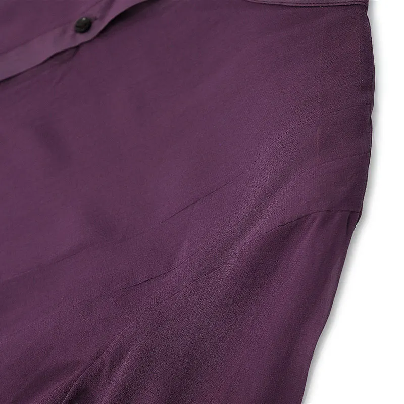 سترة جورجيت من حرير التوت الطبيعي 100% أنيقة بلون سادة، سترة واقية من الشمس للشاطئ بأكمام طويلة وغطاء شال #5