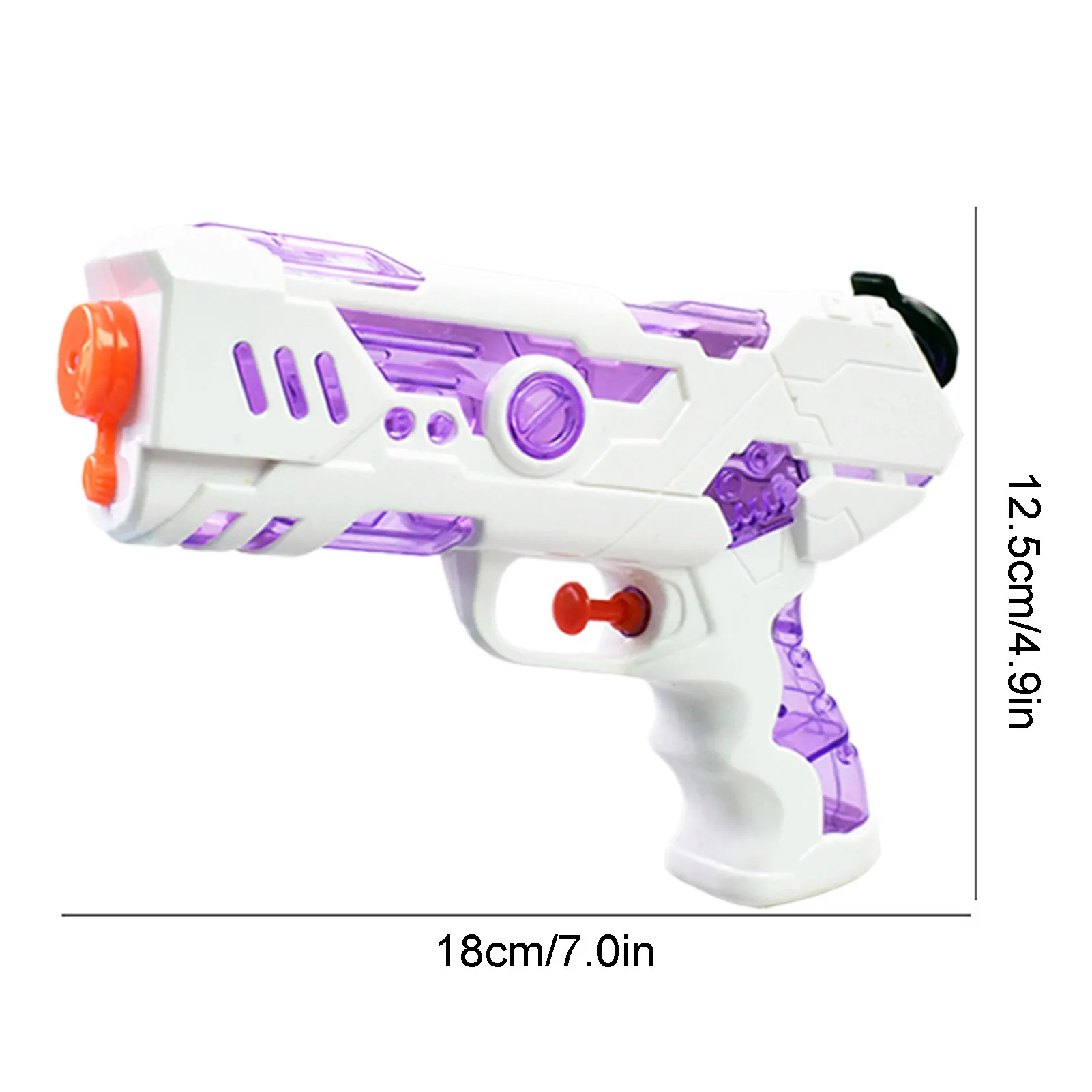 Mainan pistol air pistol semprotan air untuk anak senjata semprotan air kuat dengan kapasitas 250ML Set senjata air untuk luar ruangan musim panas air