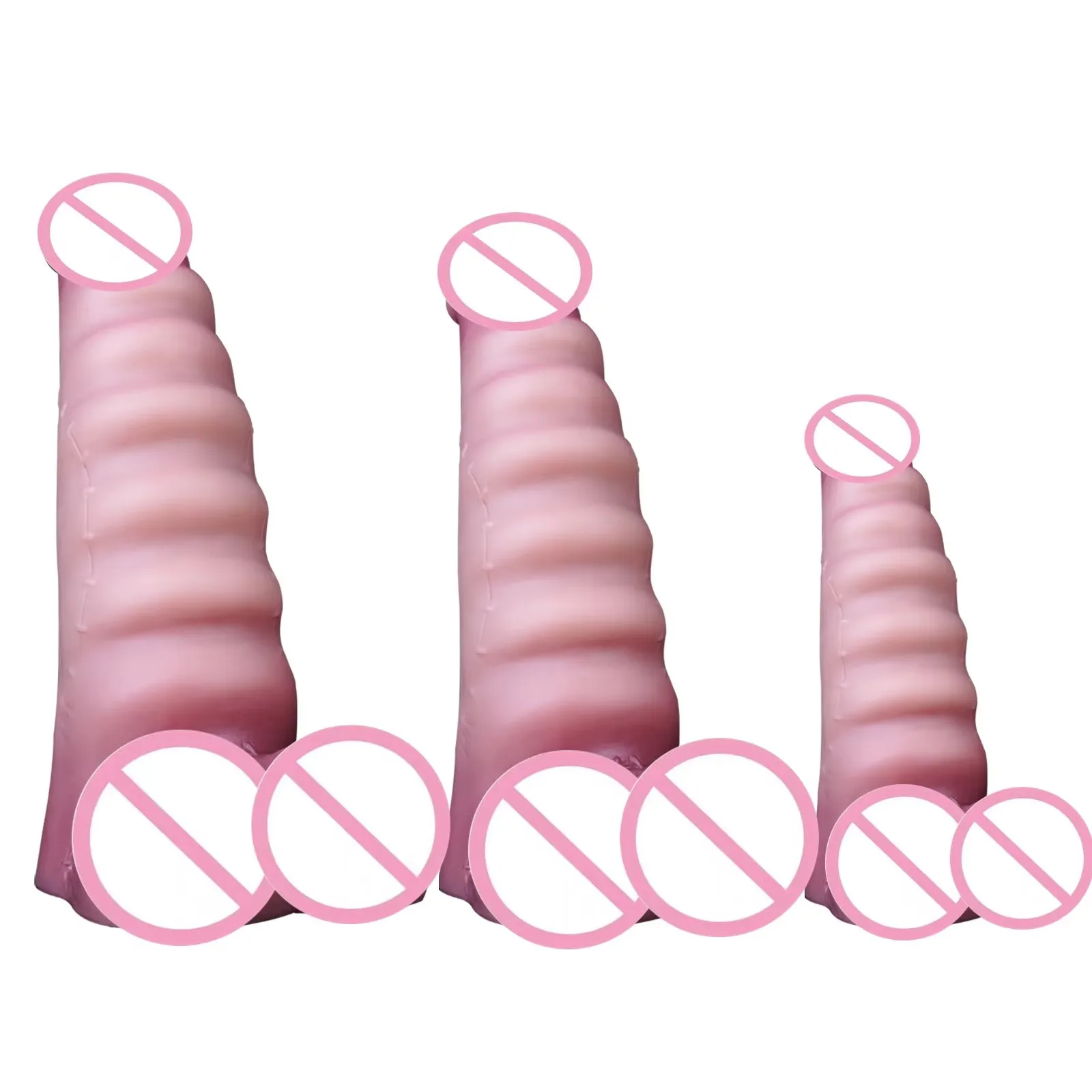 New Realistic Silicone Dildo Huge Sucker Soft Dildos for Women Masturbator Female Vagina Massage G-spot Anal Plug Sex Product 18