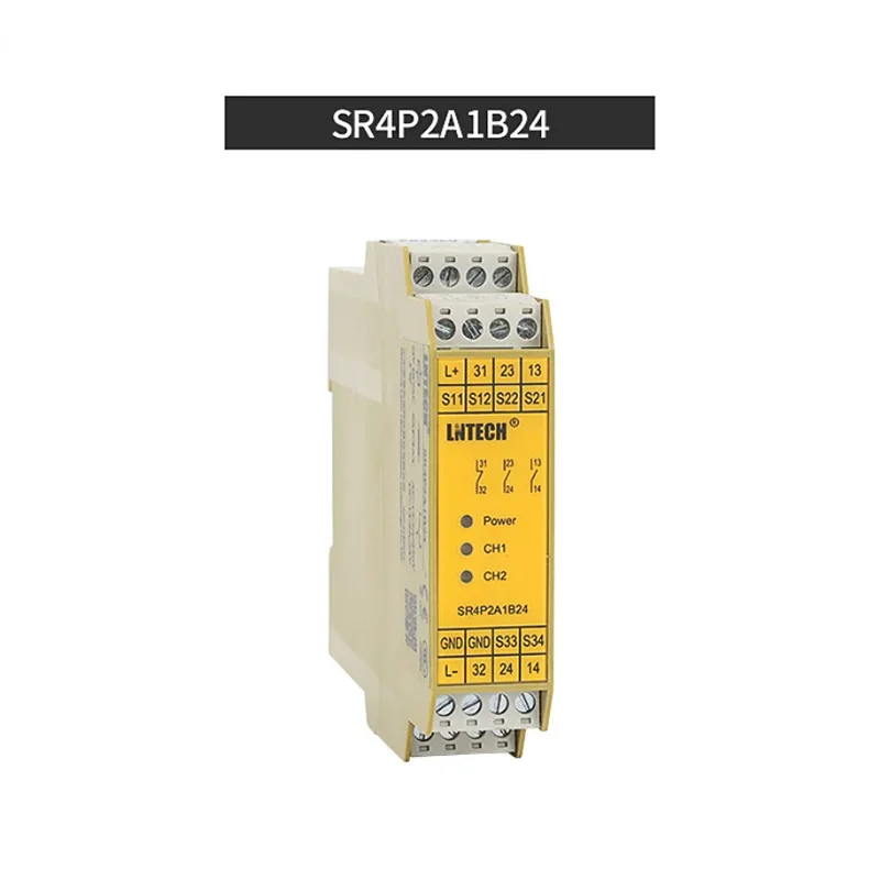 SR4P2A1B22 SR4P2A1B24 SR4P3A1B24 SR4P2A1B24C SR4P2A1B24S SR4P2A1B24N/P-M SR2P4A24 SR4P2A1B24N/P Original LNTECH Safety Relay