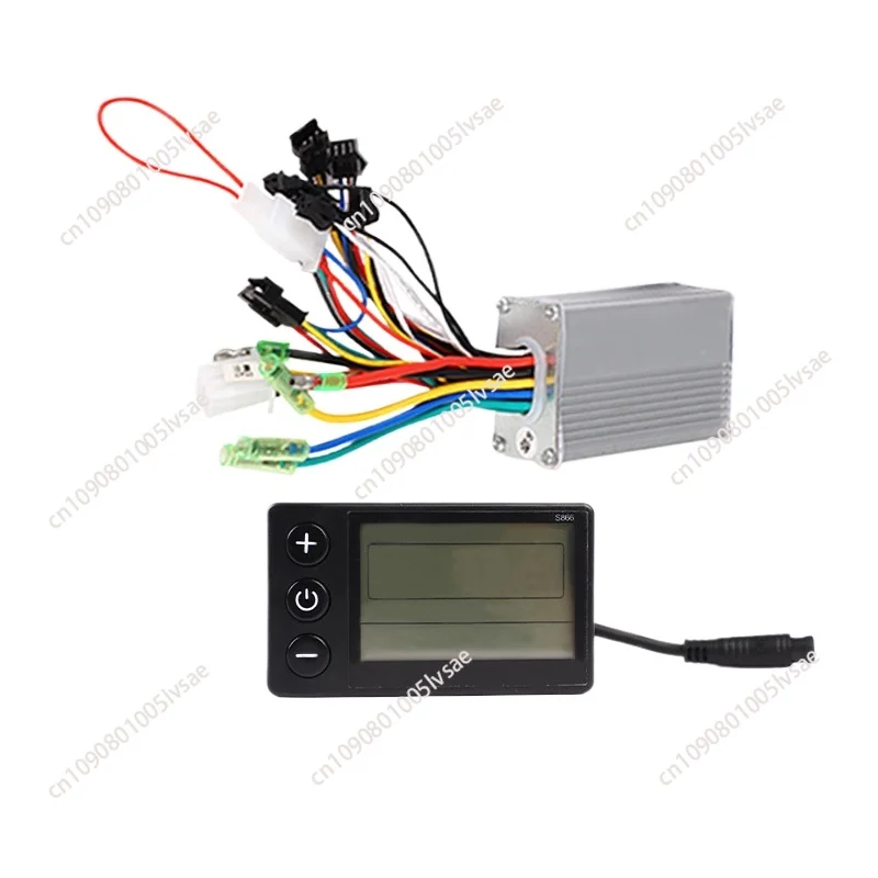 36V48V250W350W electric bicycle mountain bike lithium battery controller S866 horizontal screen LCD instrument help