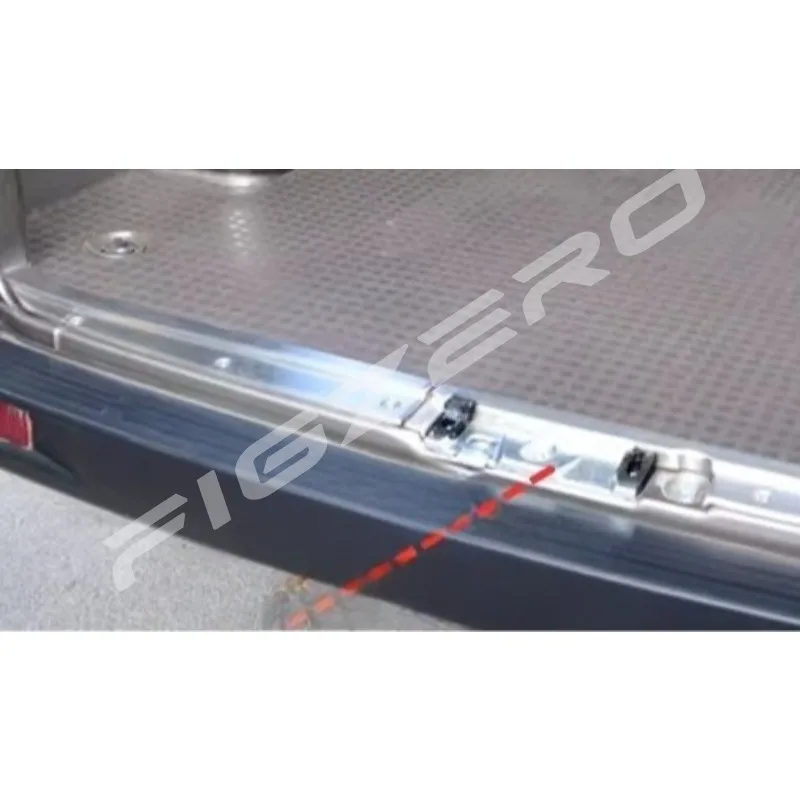 Exterior Parts for MAXUS V80 Silver Colour Lower Tailgate Latch Floor Trim Metal Cover Plate Automobiles