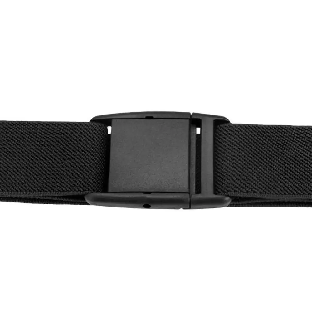 Versatile Fashion Design Elastic Waistband Flat Buckle Sturdy Women's Jeans Belt Simple Design Comfortable Casual Belt