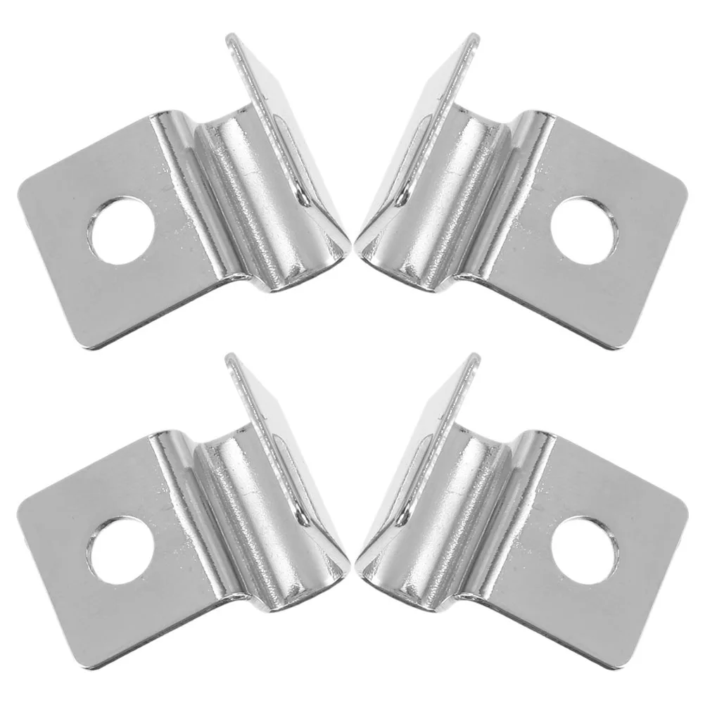 

4Pcs Fish Tank Glass Cover Clips 12mm Stainless Steel Lid Holders Secure Support for Aquarium Lid Brackets Fish Tank Accessory