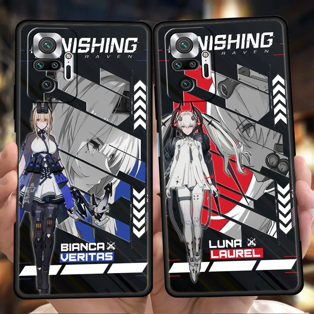 Punishing Gray Raven Anime Phone Case For Xiaomi Redmi Note 12 5G 10C 10 11 9 8 Pro Plus 9S 7 8T 9T 9A 8A 9C K40 Gaming Cover