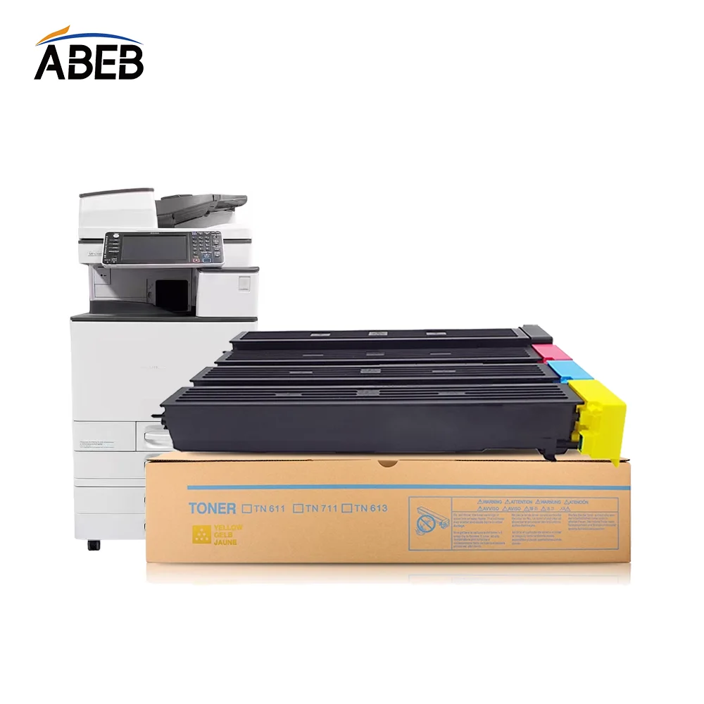 

1PCS TN611 Toner Cartridge For Konica Minolta Bizhub C451 C550 C650 High Quality Compatible Color Toner BK:35000 Pages CMY:2900