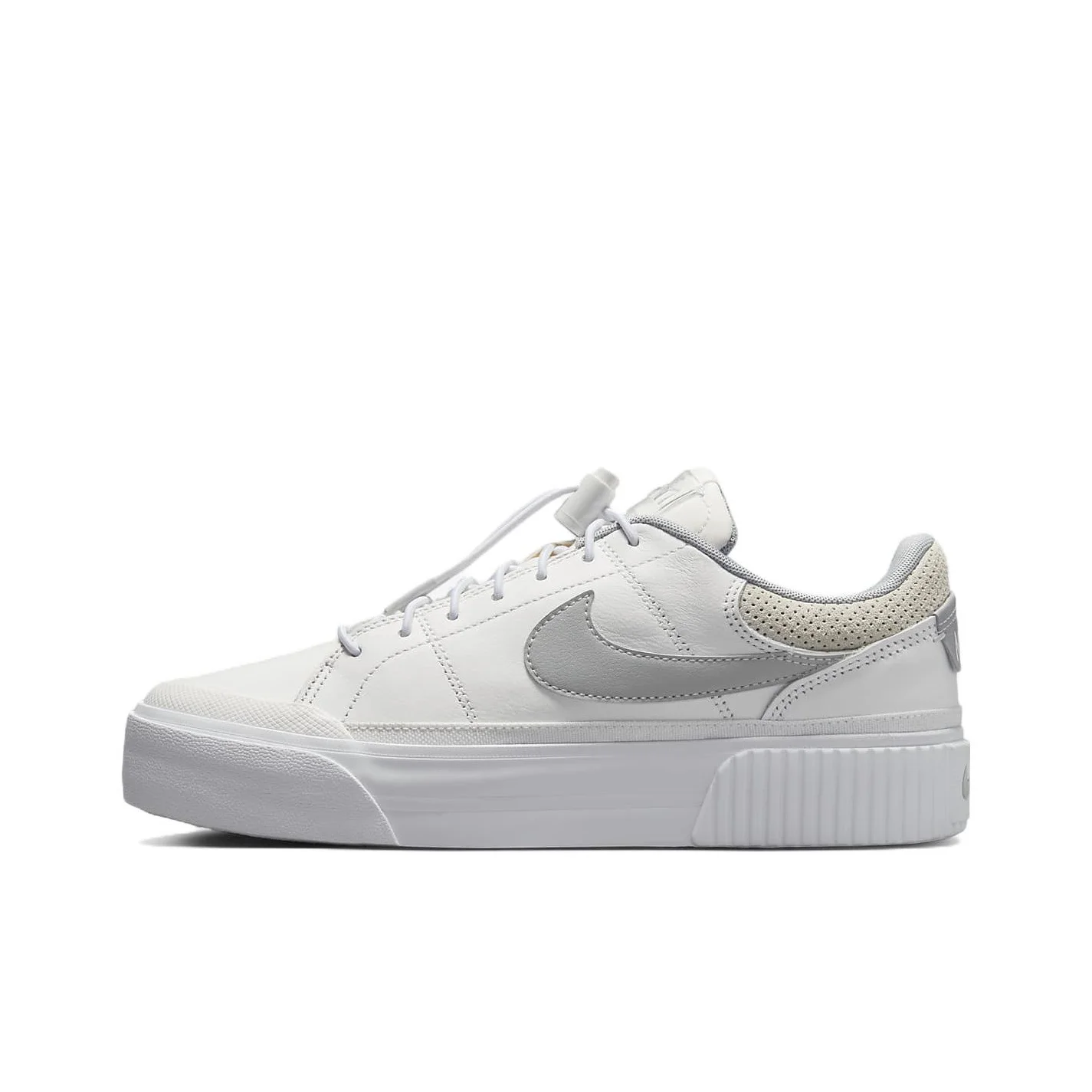 Chaussures de skateboard Nike Court Legacy pour femme, coupe basse, blanches