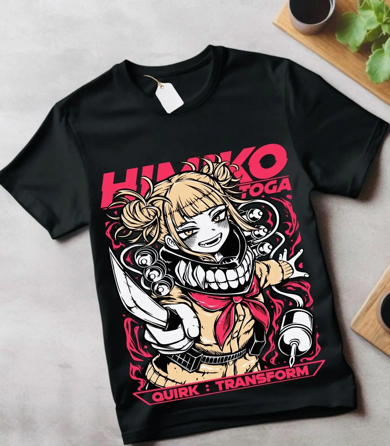 

Himiko Toga T-ShirtMy Hero Academia Izuku Midoriya Girl Kawaii Shirt All Size