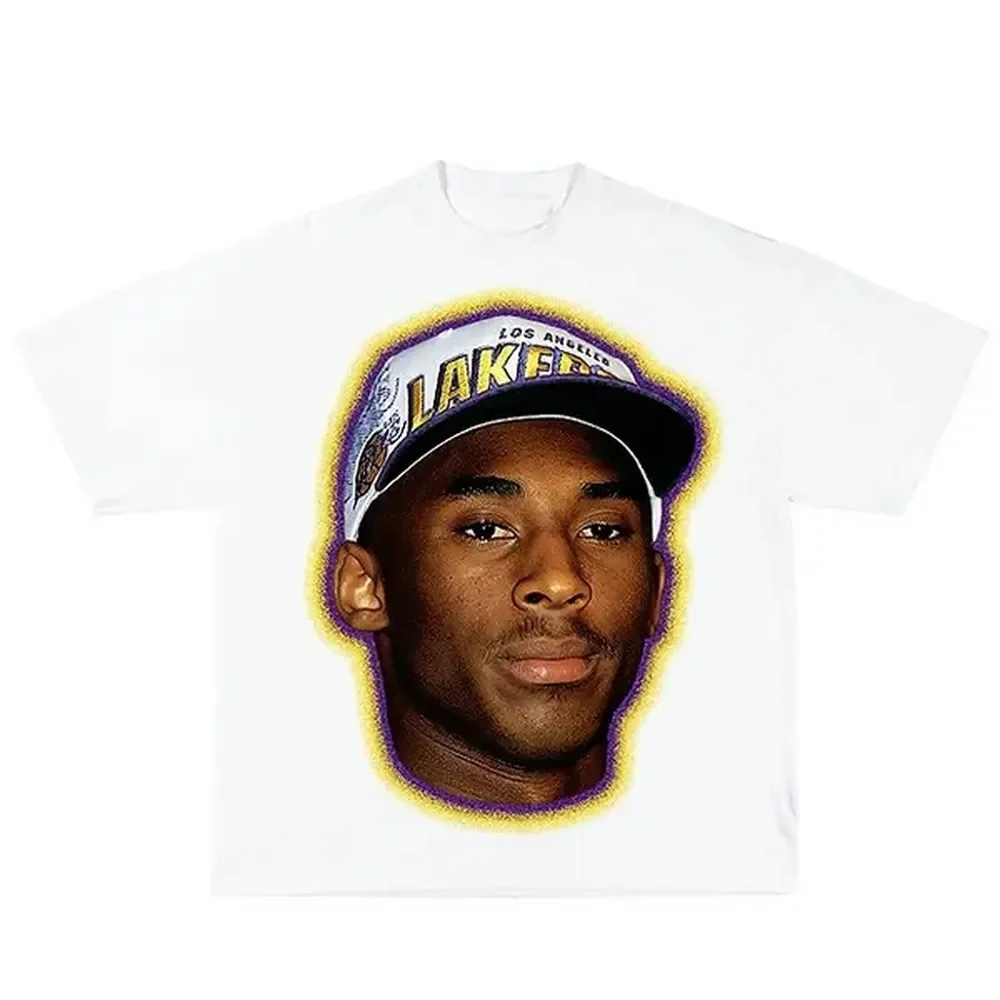 Kobe Draft Tee V2 Big Face Graphic Vintage Bootleg Graphic Unisex T-Shirt Classic Cotton