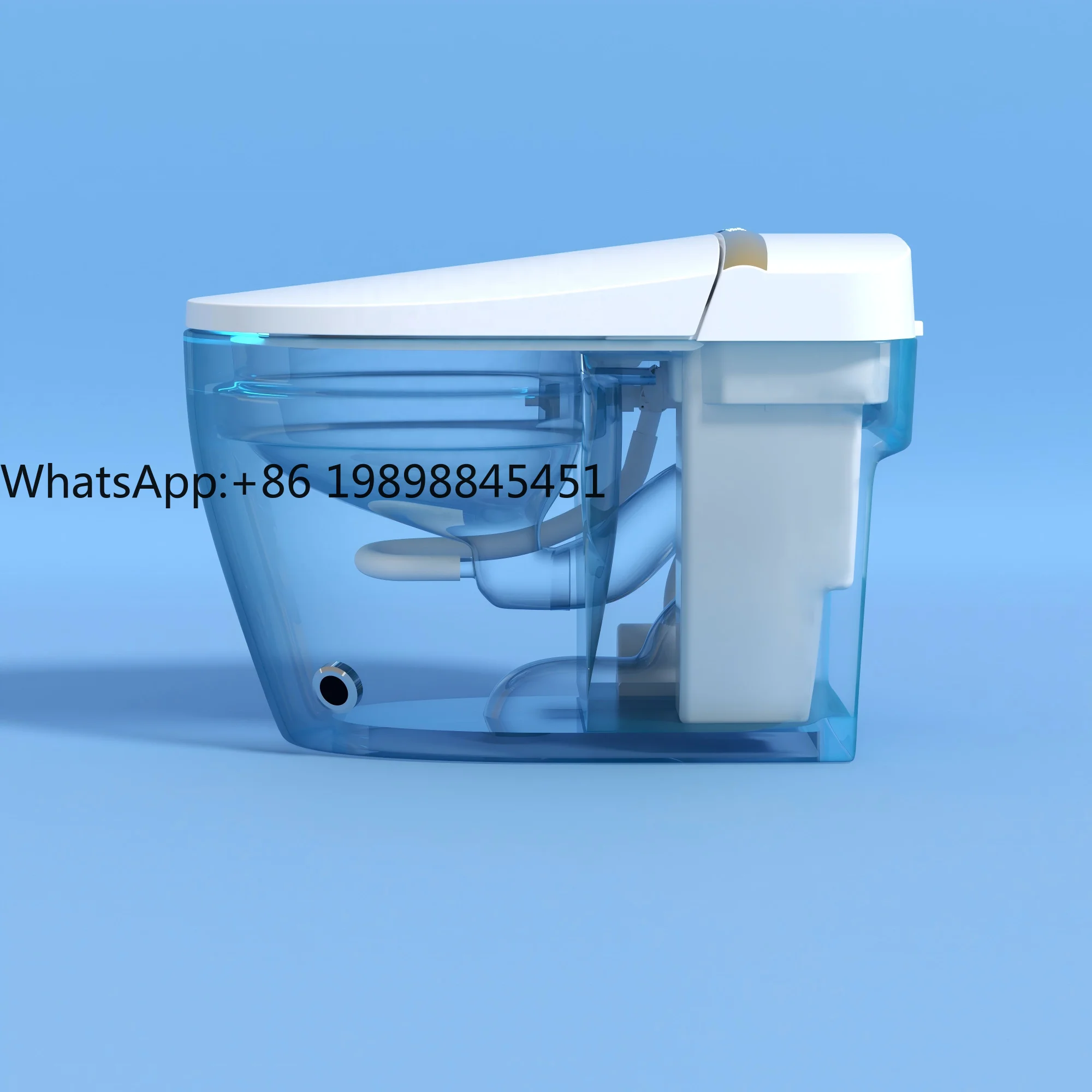 

New Arrival Bathroom Electric Self-clean Smart Toilet Automatic Flush Smart Bidet Toilet