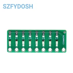 8-segment LED Port Test Lamp Indicator Running Water Port Test Lamp Red, Green And Blue Colors Optional