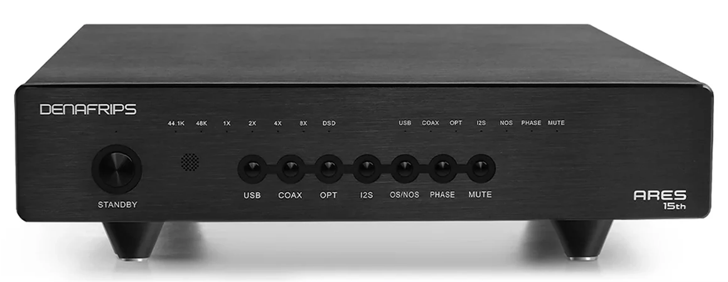Denafrips ARES 15TH DAC R2R+Architettura DSD. Coassiale*1 OPT*1, I2S*1, USB2.0 Elaborazione del segnale digitale tramite FPGA.ARES 15TH