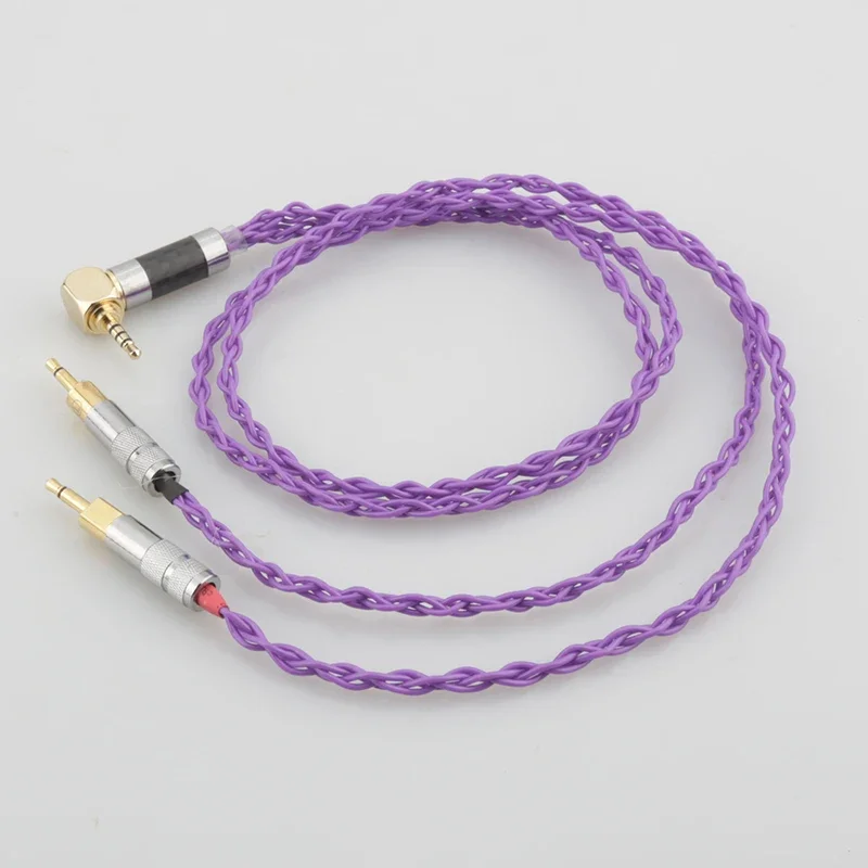HiFi Replacement Audio Upgrade Cable OCC Wire Cord 2x2.5mm HIFIMAN HE1000 HE400S HE560 Oppo PM-1 PM-2 Headphone Upgrade Cable