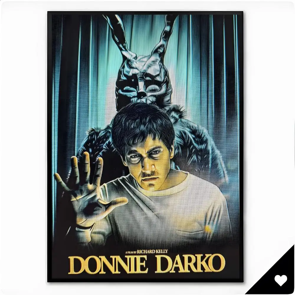 Film Psychological Sci Fi Donnie Darko Poster Framed Wall Art Painting for Living Room Interior Decor and Gift Options