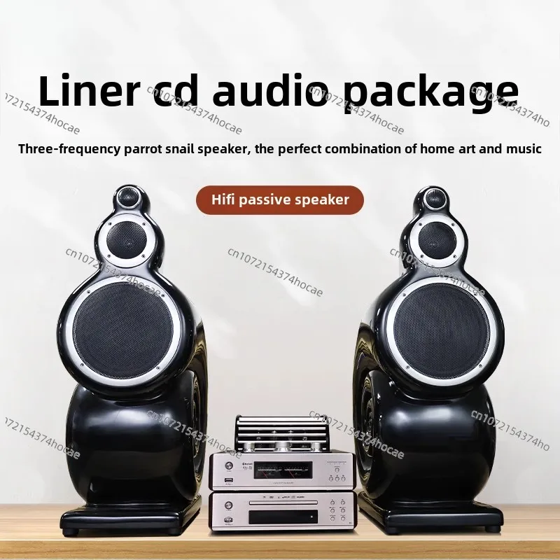 

machine combination audio passive speaker high fidelity HiFi bookshelf 8 inch three-way frequency Nautilus speaker