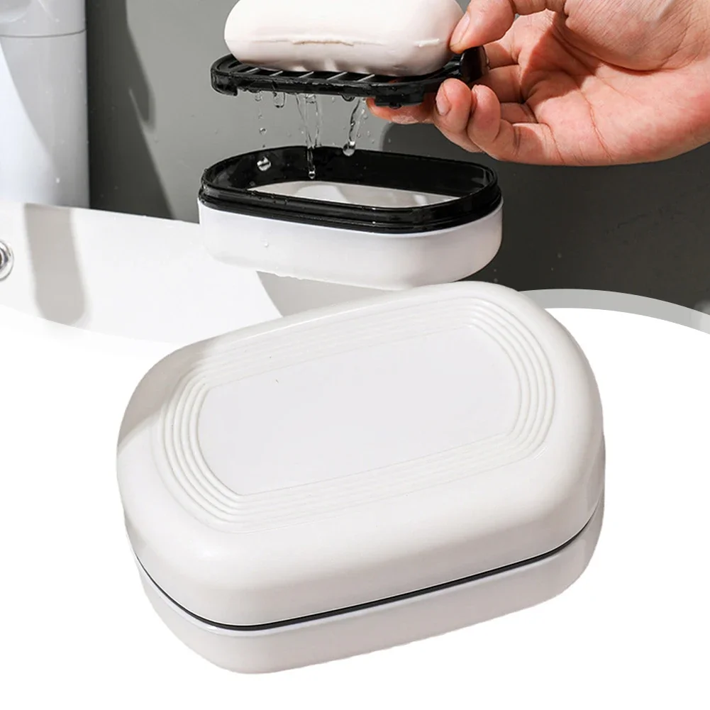 Travel Soap Container Bar Holder Box Tray Dish Storage Plate Home Durable Case
