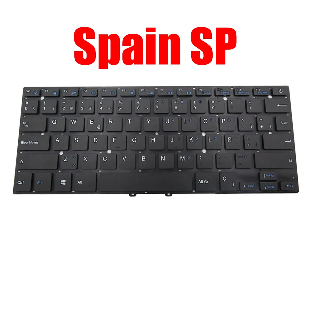 

Laptop Keyboard For Hyundai For Thinnote HU4P401 HU4P401EA HU4P401EB HU4P401EC HU4P401SA HU4P401SB HU4P401SC Spain SP Black New