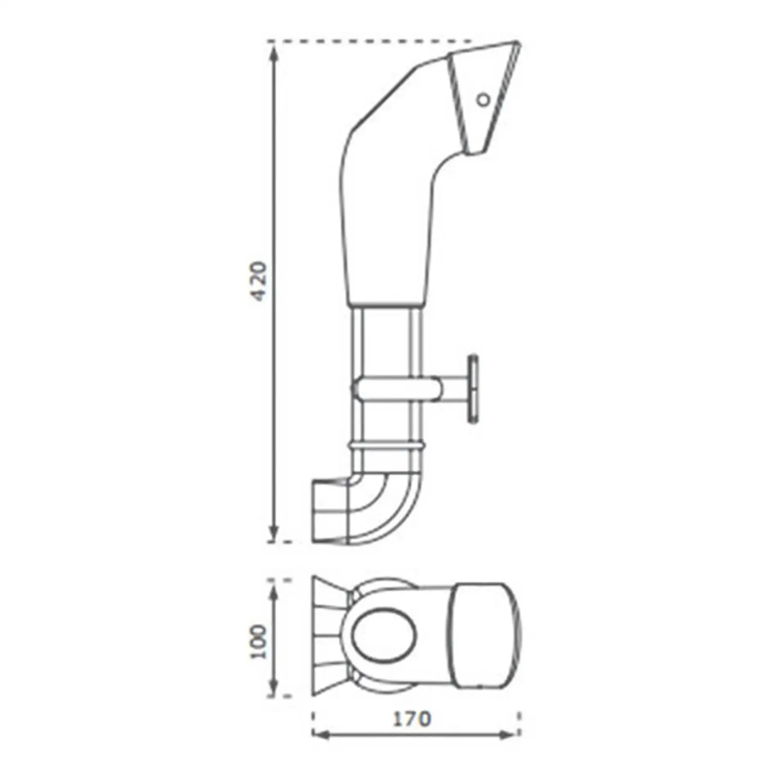 Parti di ricambio per accessori per altalena per casetta da gioco giocattolo per telescopio per bambini