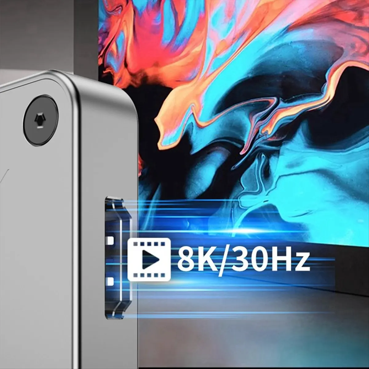 【Fast Delivery】-2406- Magnetic M.2 2230 SSD Enclosure with for 16/15 ProRes Support, 8K/4K HD Screen Sharing, USB 10Gbps