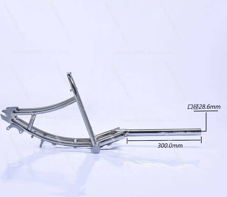

28.6mm Thickened Chromoly Fork Tube for 700C Rack Mount Frame Upgrade