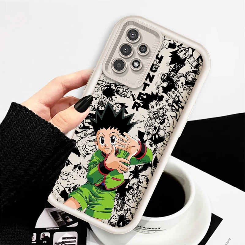 Hunter X Hunter Japanese Anime For Samsung A73 A71 A54 A53 A52 A51 A33 A32 A21S A14 A13 A12 A03 A04 A05 5G Eye Ladder Cover