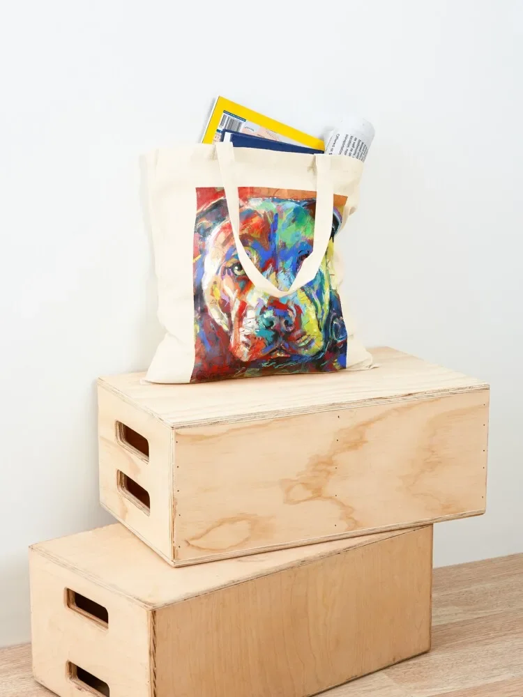 Stafforshire Bull Terrier Tote Bag tote bag custom tas kantong lucu tas jinjing kanvas Canvas stote