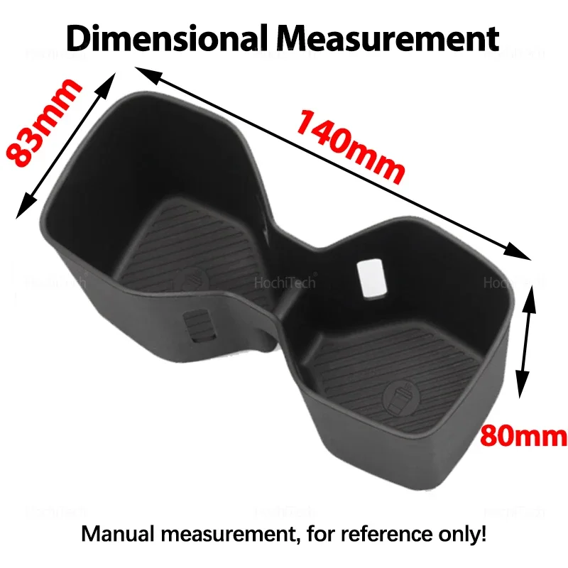 مسند ذراع السيارة الخلفي حامل أكواب الماء الملحقات الداخلية لكيا EV9 MV 2024 2025 التحكم المركزي حامل مشروبات صندوق تخزين