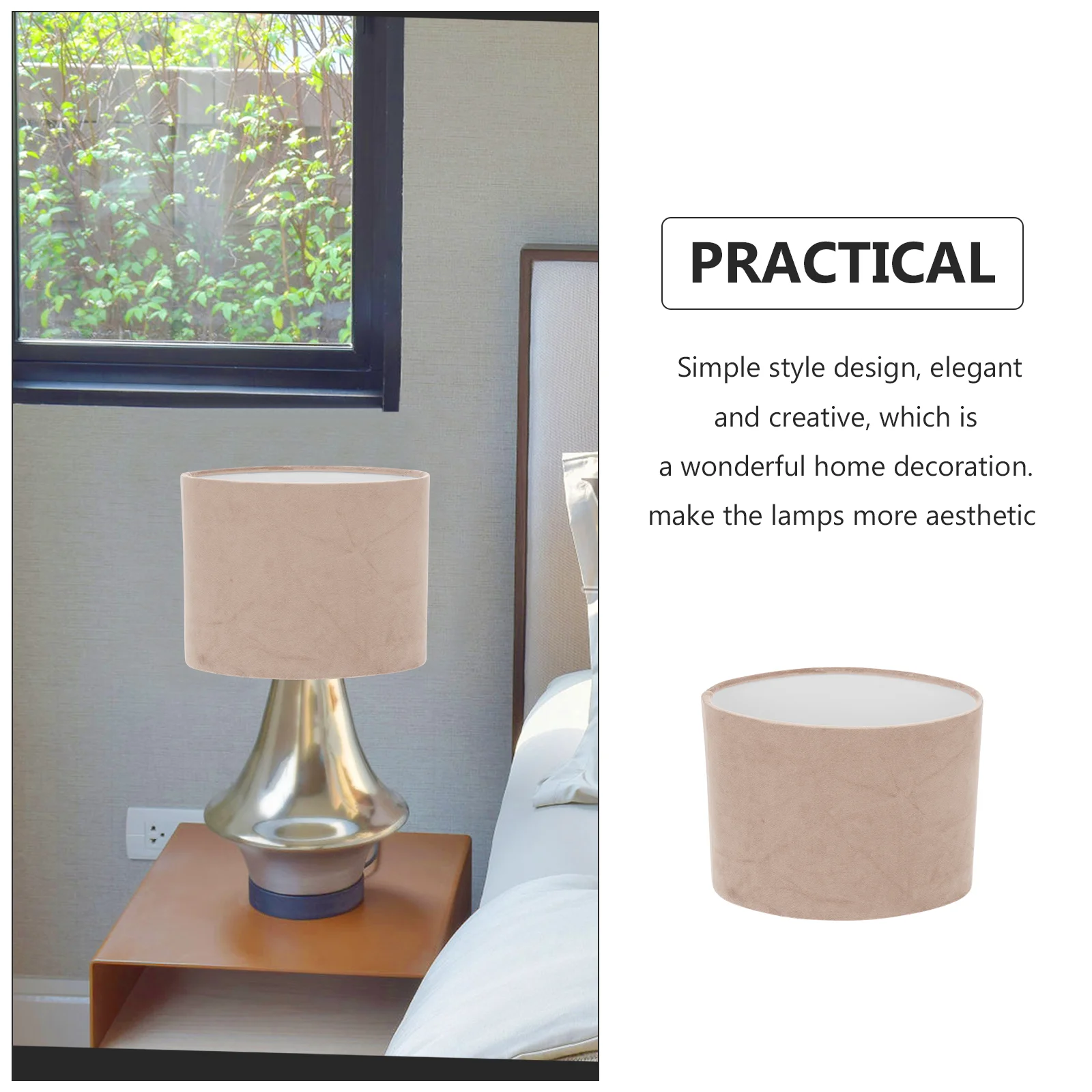Floor Lamp Shade Table Lampshade Decor Accessory Burlap Exquisite Light Fitting