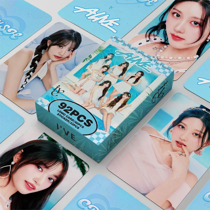 92Pcs/Set Idol Lomo Cards New Album SWITCH MINE HD Printd Photocards Yujin Gaeul Wonyoung LIZ Rei Leeseo Girl Group Fans Gifts