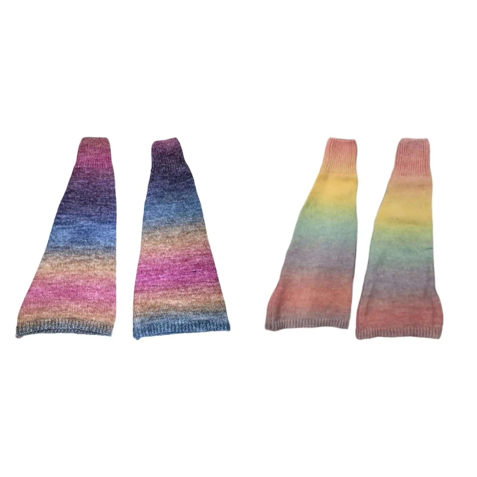 

Leg Warmers for Ice Skating Footless Socks Knitted Design for Women