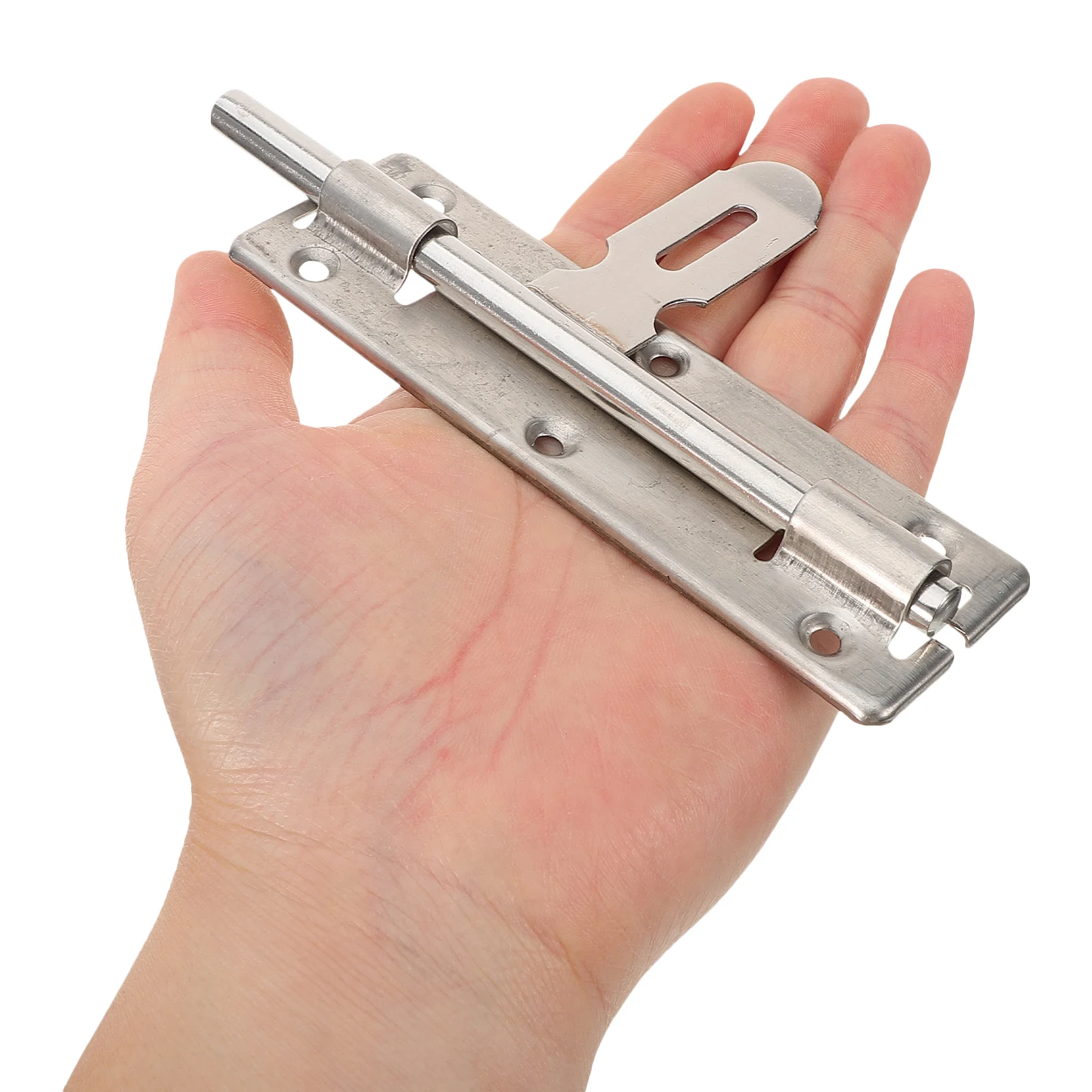 

Door Bolt Lock Stainless Steel Slide Latch for Sliding Doors Indoor Security Lock Bathroom Bedroom Kitchen Door Latch