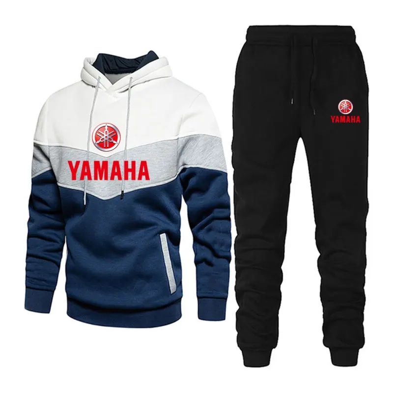 

Yamaha logo printed men's casual sport jacket with hood for outdoor cycling and racing enthusiasts, suitable for spring clothing
