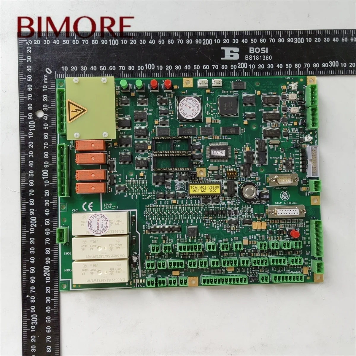 TCM-MC2-V89.80 Elevator Mother PCB Board MC2 for TKE Elevator Main Board Lift Spare Parts