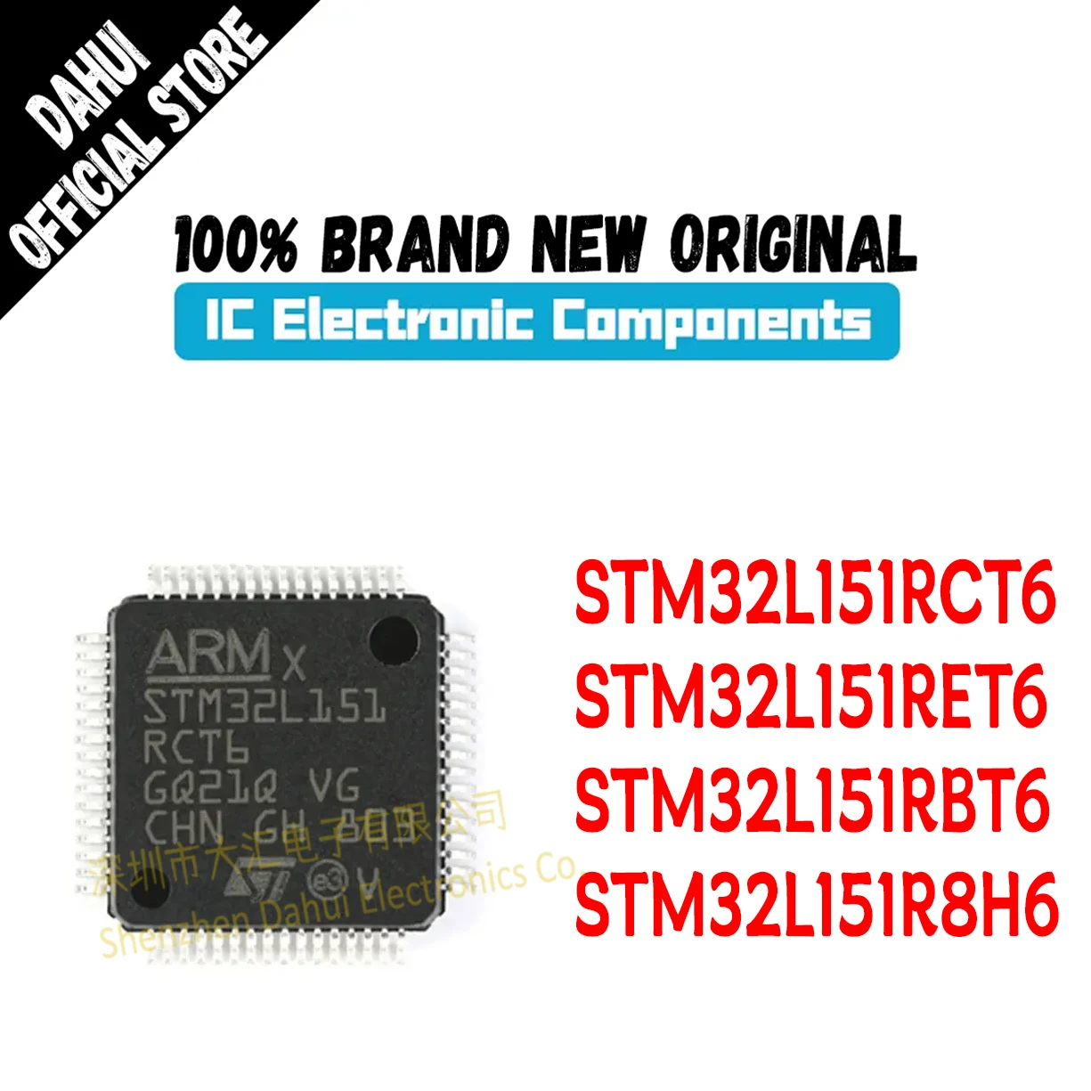 STM32L151RCT6 STM32L151RET6 STM32L151RBT6 STM32L151R8H6 STM32L151RC STM32L151RE STM32L151RB STM32L151R8 STM IC MCU Chip