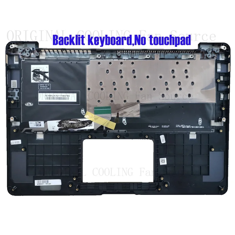 R+  Latin Gray Palmrest Backlit keyboard for Asus UX430U UX430UA UX430UQ UX430UN