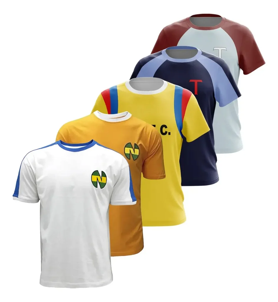 Ensemble de maillots de football rétro Captain Tsubasa 2026 pour enfants et adultes, Nankatsu Tsubasa Toho Hyuga Misaki Wakabayashi