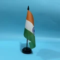 Black plastic pole