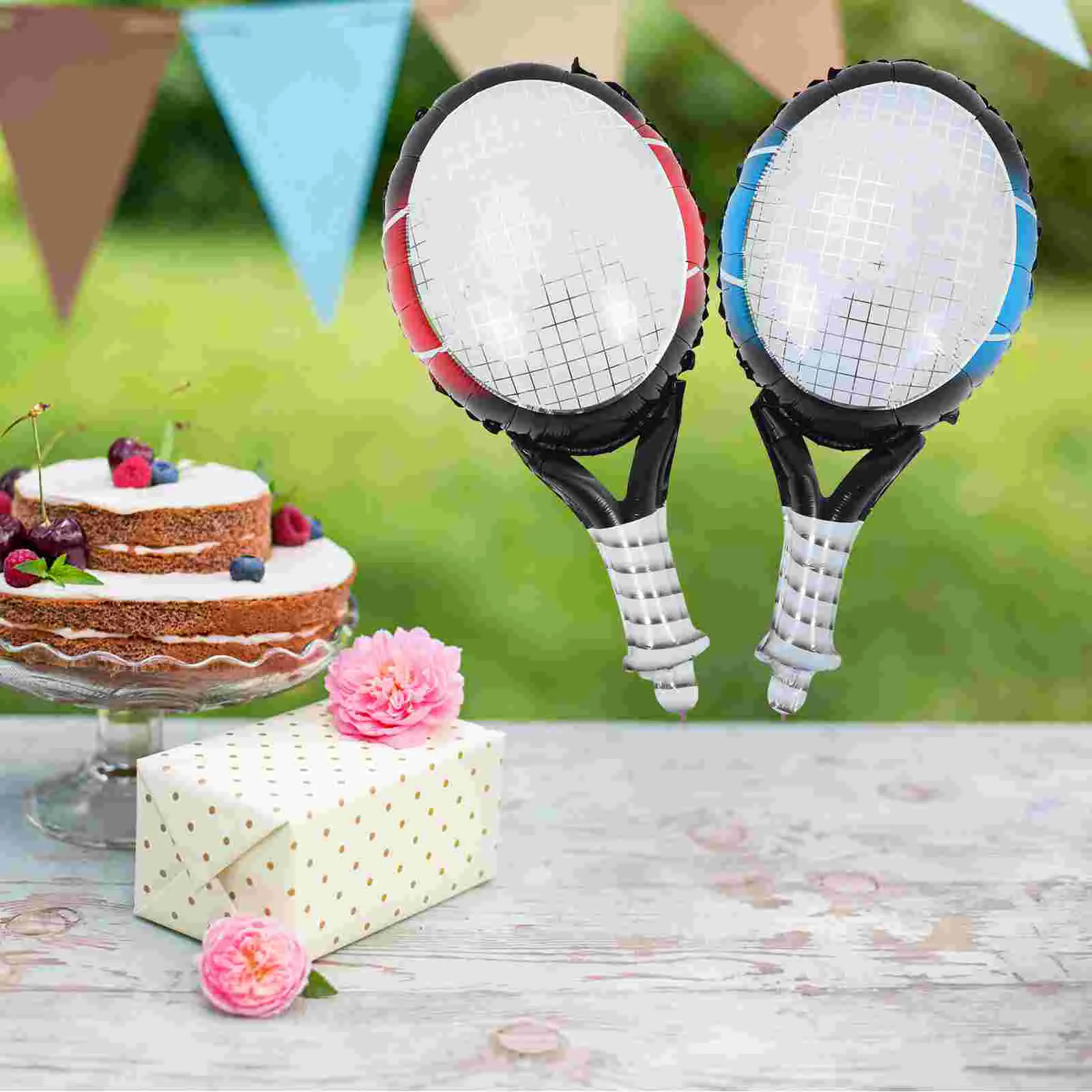 Inflatable Party Decorations Tennis Birthday Foil Balloons Sports Supplies Garland Child