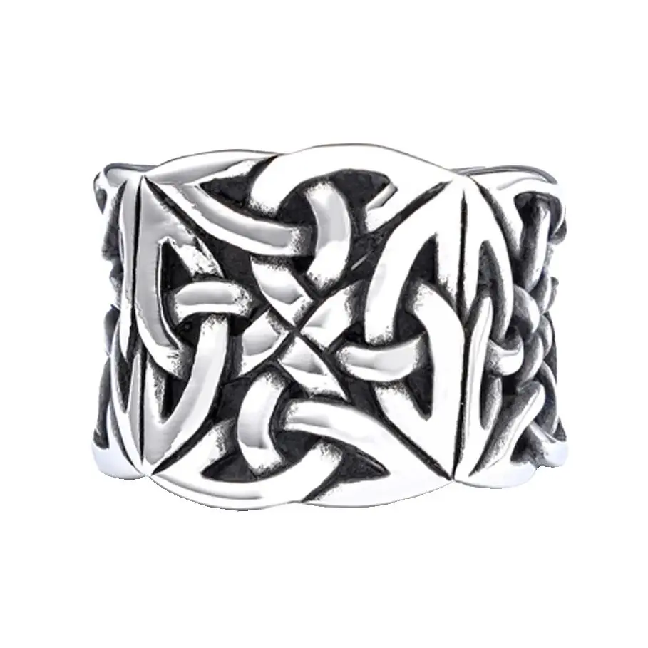 

Кольцо воина викингов для мужчин, кольцо с кельтским узлом из нержавеющей стали, уникальные языческие ювелирные изделия, подарок для пар, юбилейные кольца