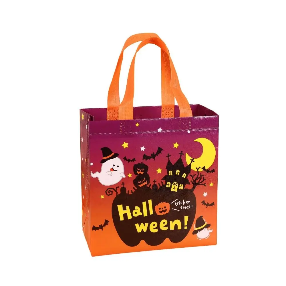 Moda czarownica Halloween torba z włókniny torebka torba na zakupy Halloween torba z grubej bawełny dynia organizer do przechowywania torba na prezent na Halloween dziewczyna