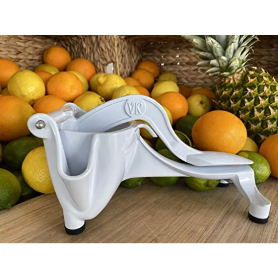 

Manual Juicer for Home and Commercial Use Durable Stainless Steel with Premium White Powder Coating Easy-to-Clean, Dishwasher S