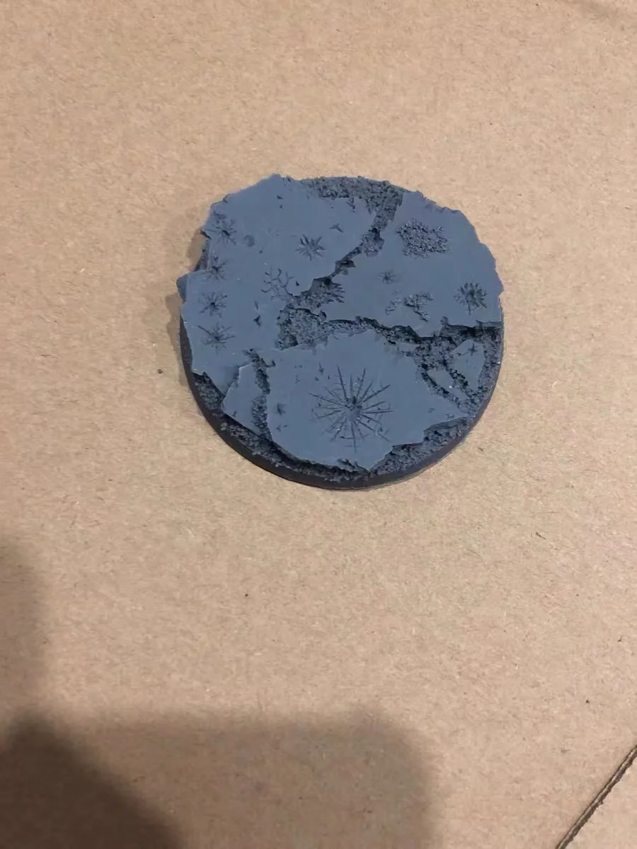 32mm, 25mm, Textured Bases Wargame, Miniatures, Ruins Base, Terrain, TRPJ, Pathfinder, Infinity, Gamemat, Hobby Accessories