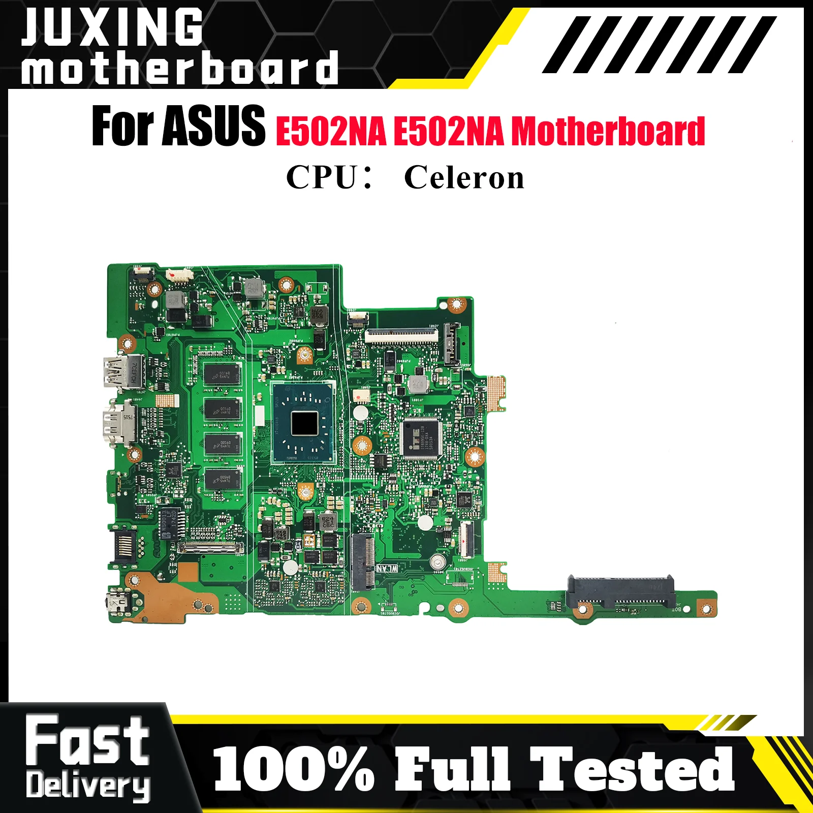 

E502NA Материнская плата для ноутбука ASUS EeeBook E502NA E502N Материнская плата для ноутбука с процессором Celeron 100% тестирование ОК быстрая доставка stk