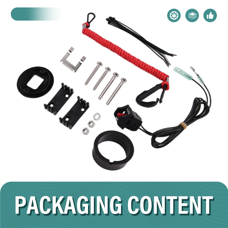 AB96-Tali Pengaman Berhenti Sakelar Pembunuh Perahu 87-19674A07 19674A07 untuk Mercury Mercruiser