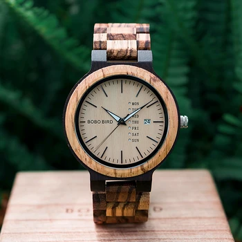 BOBO BIRD orologio da uomo in legno moda Business settimana ...